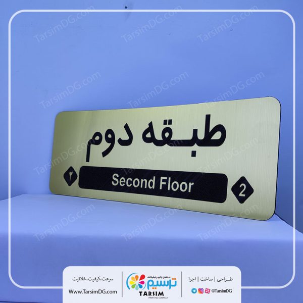 پلاک شماره طبقه