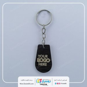 جاکلیدی تبلیغاتی چوبی