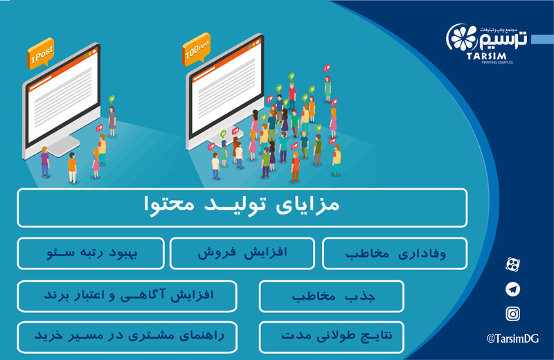تولید محتوا باعث افزایش فروش