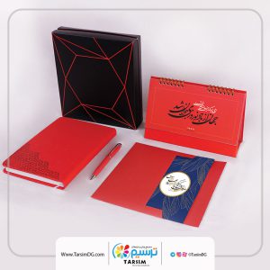 بورس هدایای تبلیغاتی و نیم ست مدیریتی