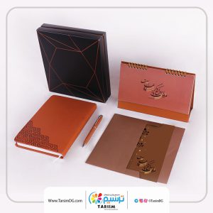 بورس هدایای تبلیغاتی و نیم ست مدیریتی