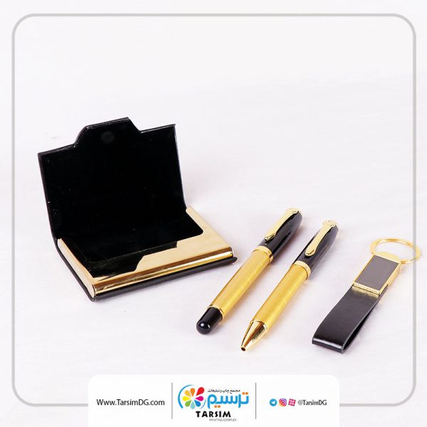 بورس هدایای تبلیغاتی و نیم ست مدیریتی