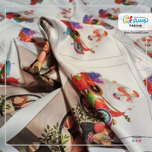 چاپ ساتن چاپ پارچه ساتن