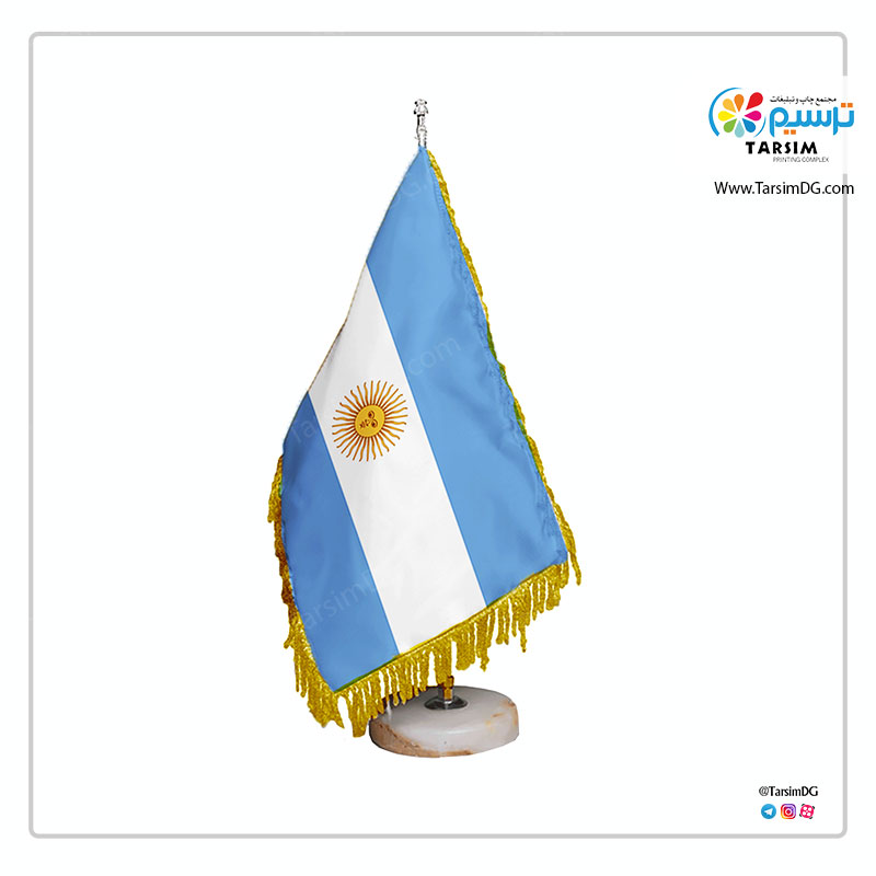 پرچم رومیزی آرژانتین 