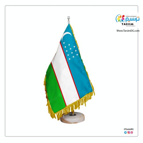 پرچم رومیزی ازبکستان