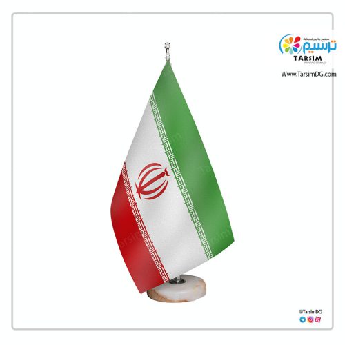 پرچم رومیزی ایران برش لیزری