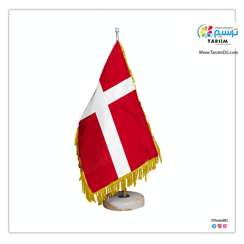 پرچم رومیزی دانمارک