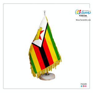 پرچم رومیزی زیمبابو