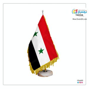 پرچم رومیزی سوریه