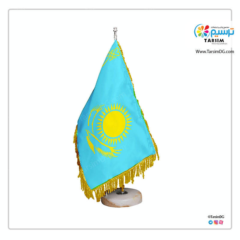 پرچم رومیزی قزاقستان