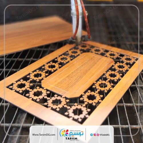 برش لیزری چوب