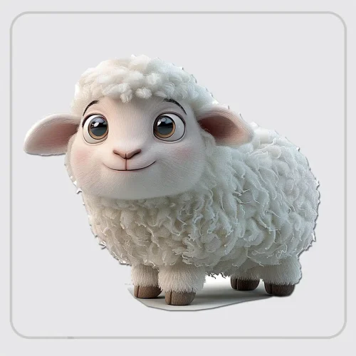 کات استند تبلیغاتی گوسفند