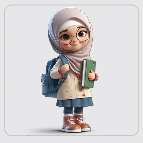 کات استند دختر مدرسه ای