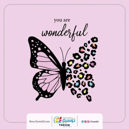 برچسب لباس پروانه