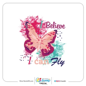 لیبل حرارتی لباس پروانه