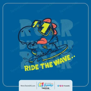 لیبل حرارتی لباس دایناسور