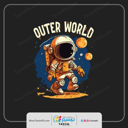 لیبل حرارتی لباس آدم فضایی