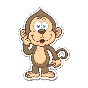 عروسک های مگنتی میمون