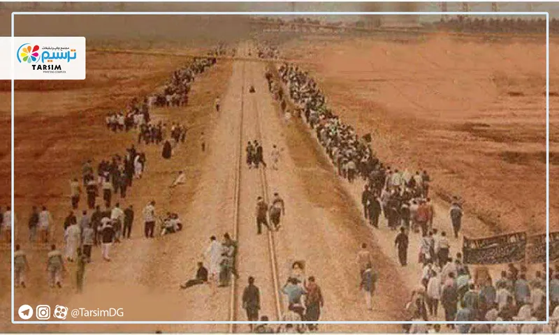 پیاده روی اربعین از چه سالی شروع شد