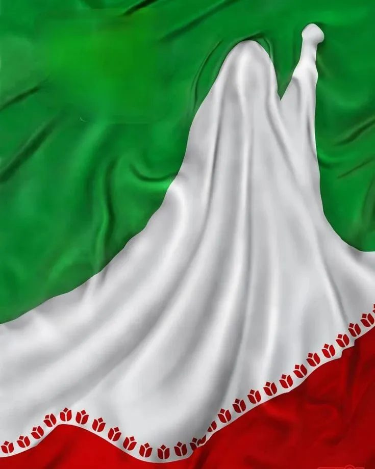 معنی نماد مرکزی پرچم ایران