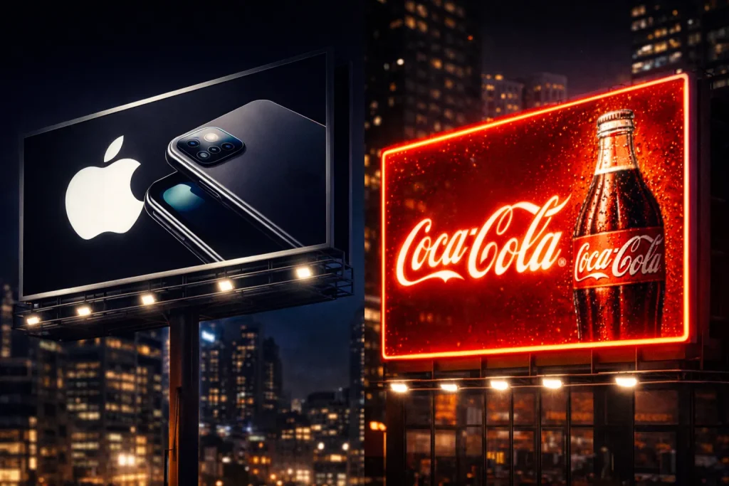 تابلو نئونی کوکاکولا