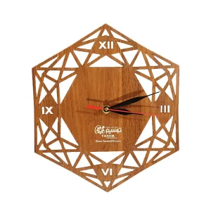 ساعت چوبی دیواری