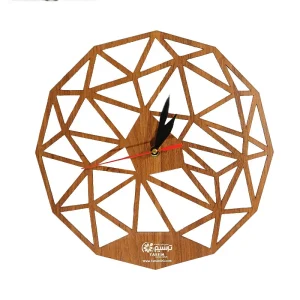 ساعت چوبی دیواری تبلیغاتی