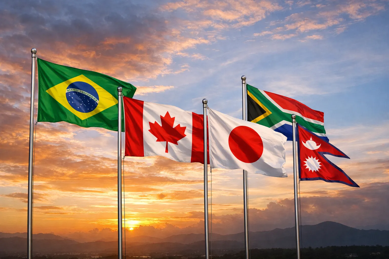 زیباترین پرچم های دنیا