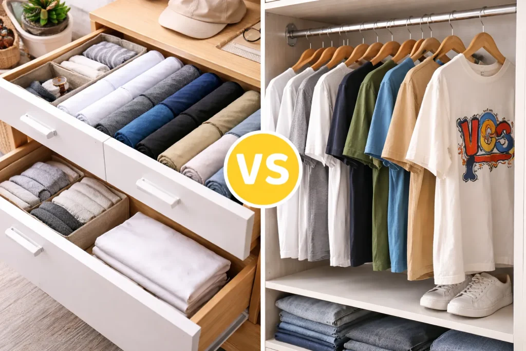 چگونه تیشرت را تا کنیم تا چروک نشود؟ 3 روشهای تا کردن تیشرت