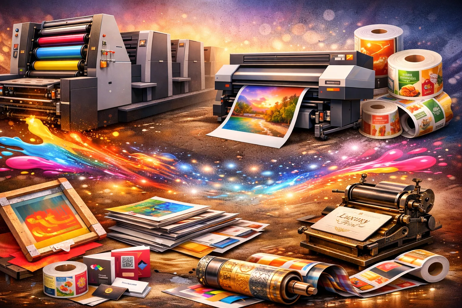 انواع چاپ و کاربردهای آن