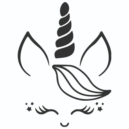 برچسب حرارتی طرح یونیکورن