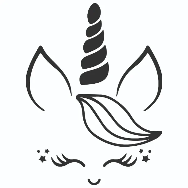 برچسب حرارتی طرح یونیکورن