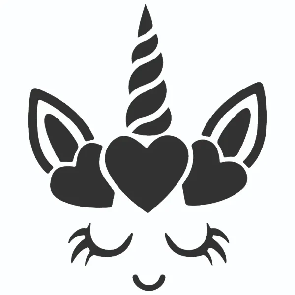 برچسب حرارتی طرح یونیکورن