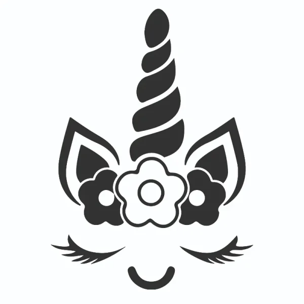 برچسب حرارتی طرح یونیکورن