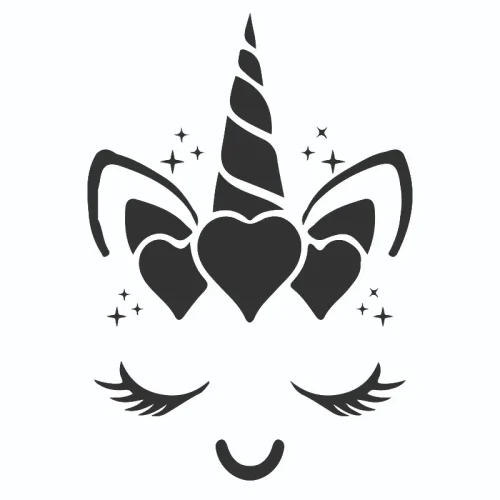برچسب حرارتی طرح یونیکورن