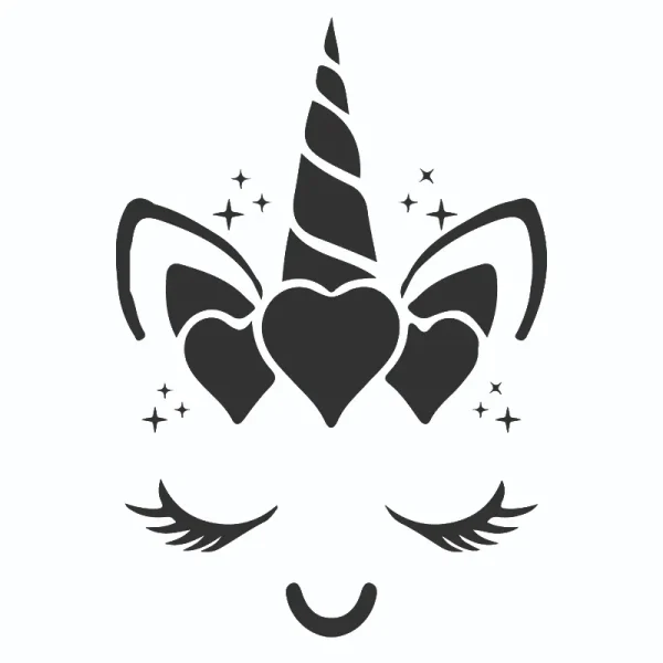 برچسب حرارتی طرح یونیکورن