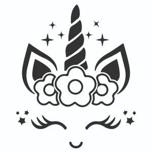 برچسب حرارتی طرح یونیکورن