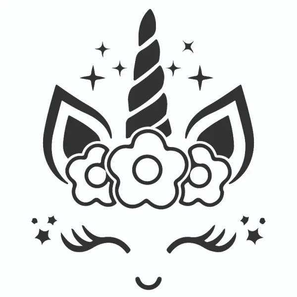 برچسب حرارتی طرح یونیکورن