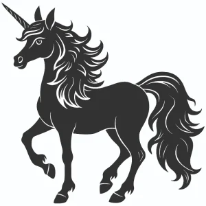 برچسب حرارتی طرح یونیکورن