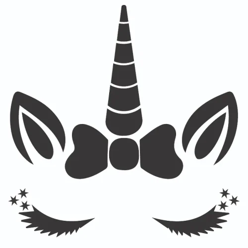 برچسب حرارتی طرح یونیکورن