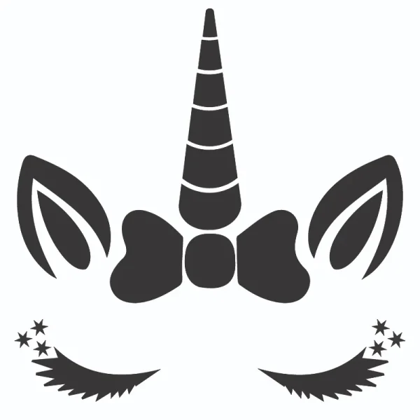 برچسب حرارتی طرح یونیکورن