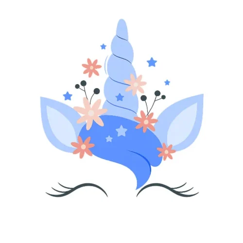 برچسب حرارتی طرح یونیکورن
