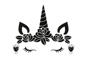 برچسب حرارتی طرح یونیکورن