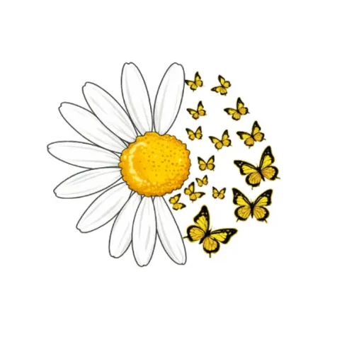 برچسب حرارتی طرح پروانه