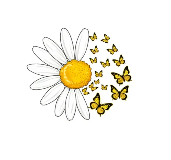 برچسب حرارتی طرح پروانه