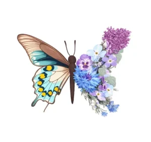 برچسب حرارتی طرح پروانه