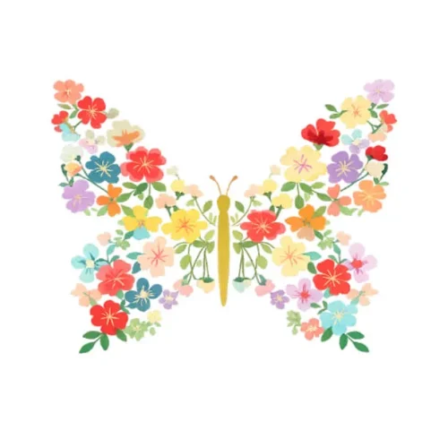 برچسب حرارتی طرح پروانه