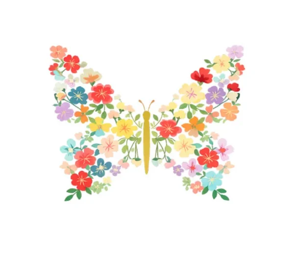 برچسب حرارتی طرح پروانه