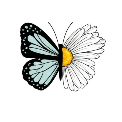 برچسب حرارتی طرح پروانه