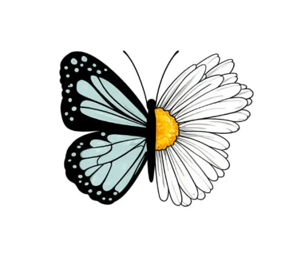 برچسب حرارتی طرح پروانه